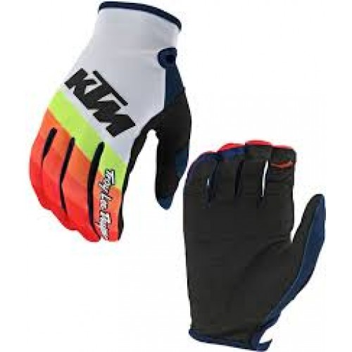 LUVAS TROY LEE DESIGNS SE PRO KTM MIRAGE - BRANCO / VERMELHO